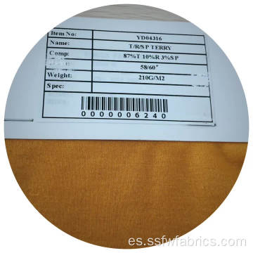 Nueva moda Elastic Terry Spandex Rayon Terylene-fabric